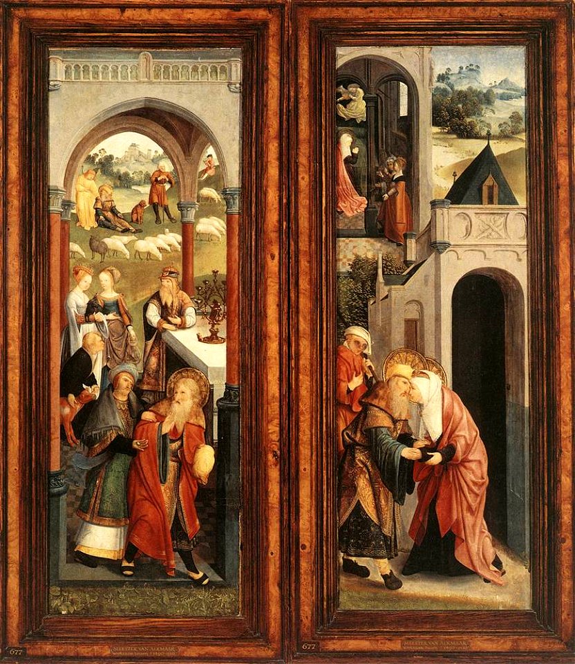 Master of Alkmaar - Scenes from the Life of Joachim and Anna - WGA14369