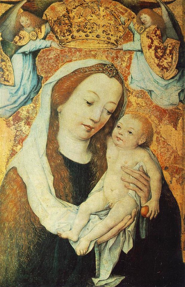 Master Of The Housebook - Coronation of Mary - WGA14557