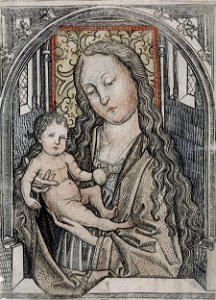 Master E. S. - Madonna and Child - Google Art Project