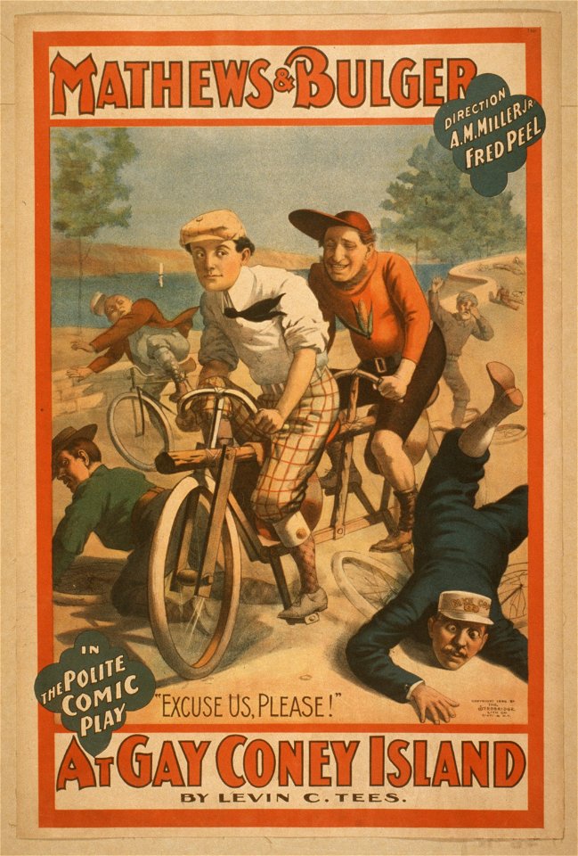 Mathews & Bulger in the polite comic play, At gay Coney Island by Levin C. Tees. LCCN2014636156