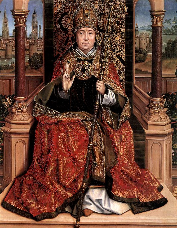 Master Of The Saint Lucy Legend - St Nicholas Altarpiece (central panel) - WGA14617