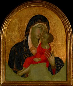 Master of Badia a Isola - Madonna and Child - Google Art Project. Free illustration for personal and commercial use.