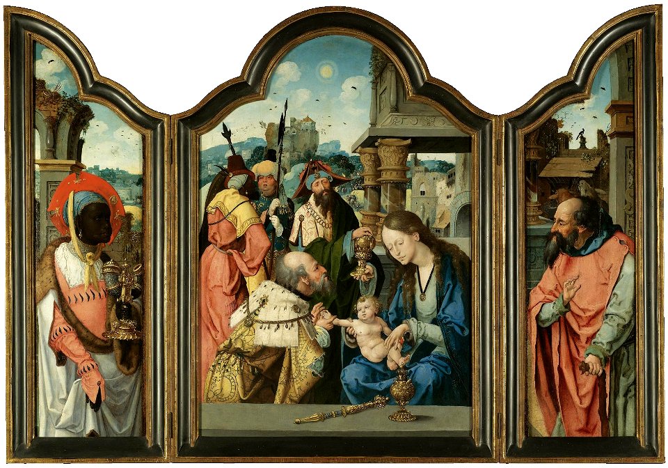 Master of the Lille Adoration - A Triptych