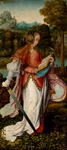 Meester van Frankfurt - St Catherine - 854 - Mauritshuis