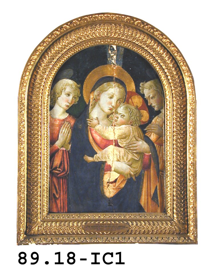 Master of the San Miniato Altarpiece - Madonna and Child with Two Angels - 89.18 - Detroit Institute of Arts
