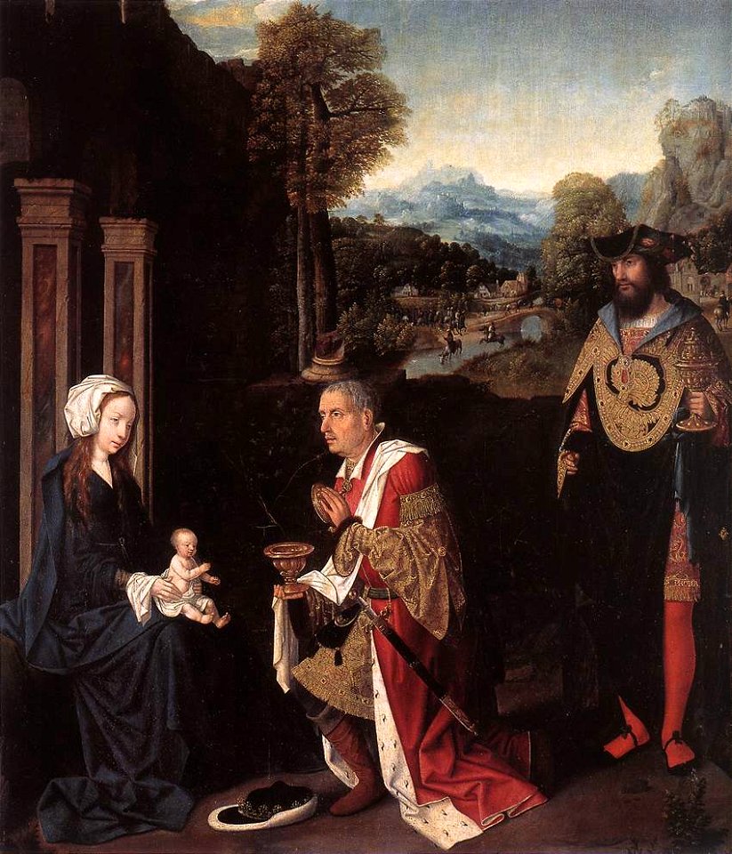 MASTER of Hoogstraeten, adorazione dei magi