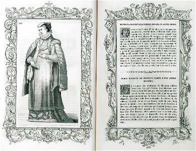 Matrone Mantovana nobile ornata in altro mode - Vecellio Cesare - 1860