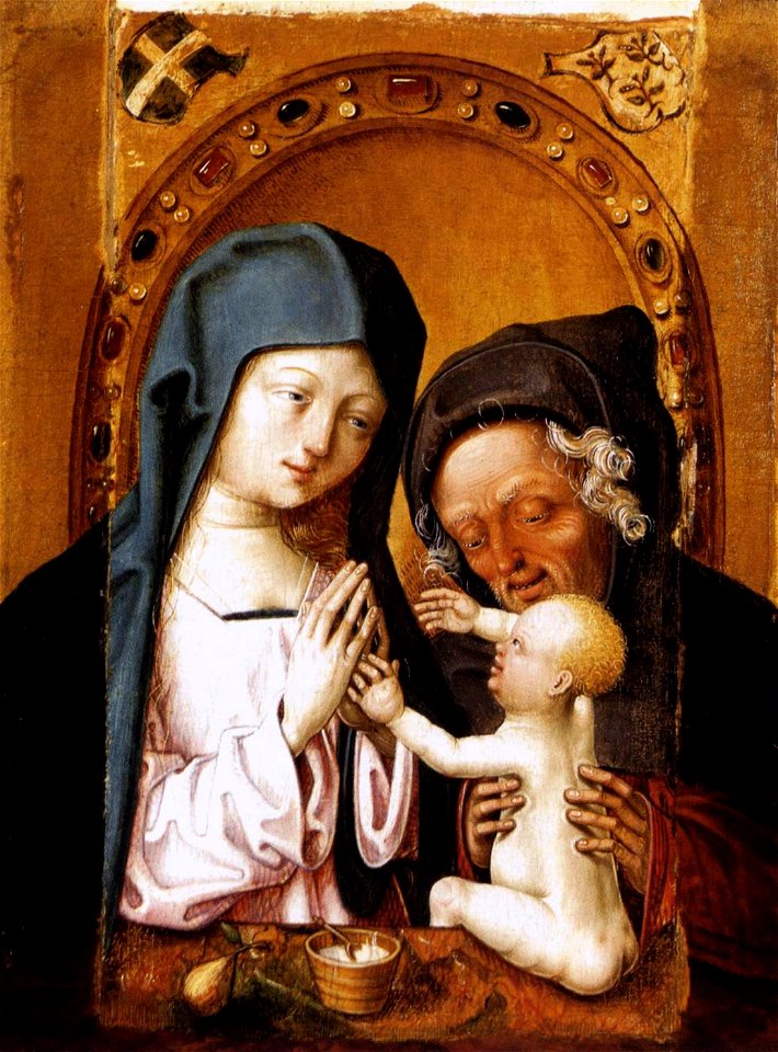 Master Of The St. Bartholomew Altar - The Holy Family - WGA14627