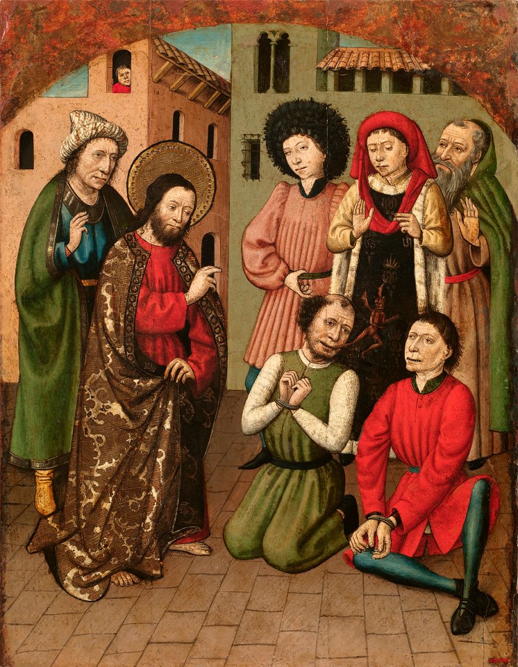 Master of Saint Bartholomew - Saint Bartholomew Exorcising - Google Art Project