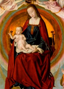 Master of Moulins - The Moulins Triptych (detail of the central panel) - WGA14454