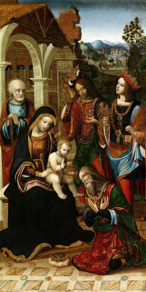Master of the Glasgow Adoration, Adoration of the Magi