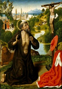 Master of the Legend of Saint Lucy (active 1475-1505) - Saint Jerome in a Landscape - 446748 - National Trust