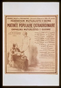 Matinée Populaire Extraordinaire au profit des Orphelins Mutualistes de la Guerre LCCN99613749