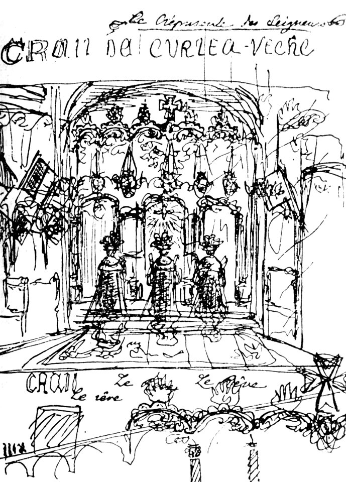 Mateiu Caragiale - 'Craii' (ilustratia autorului) ILR 899