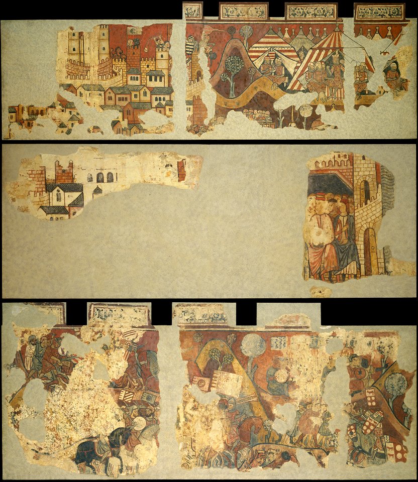 Master of the Conquest of Majorca - Mural paintings of the Conquest of Majorca - Google Art Project