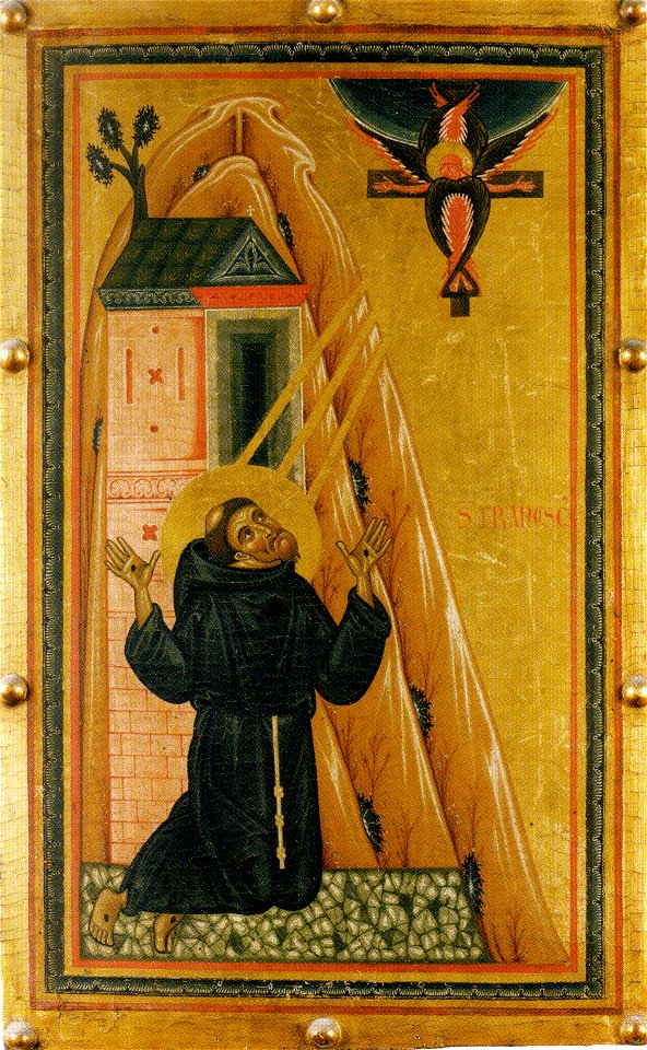 Maestro della croce 434, san francesco riceve le stimmate, uffizi