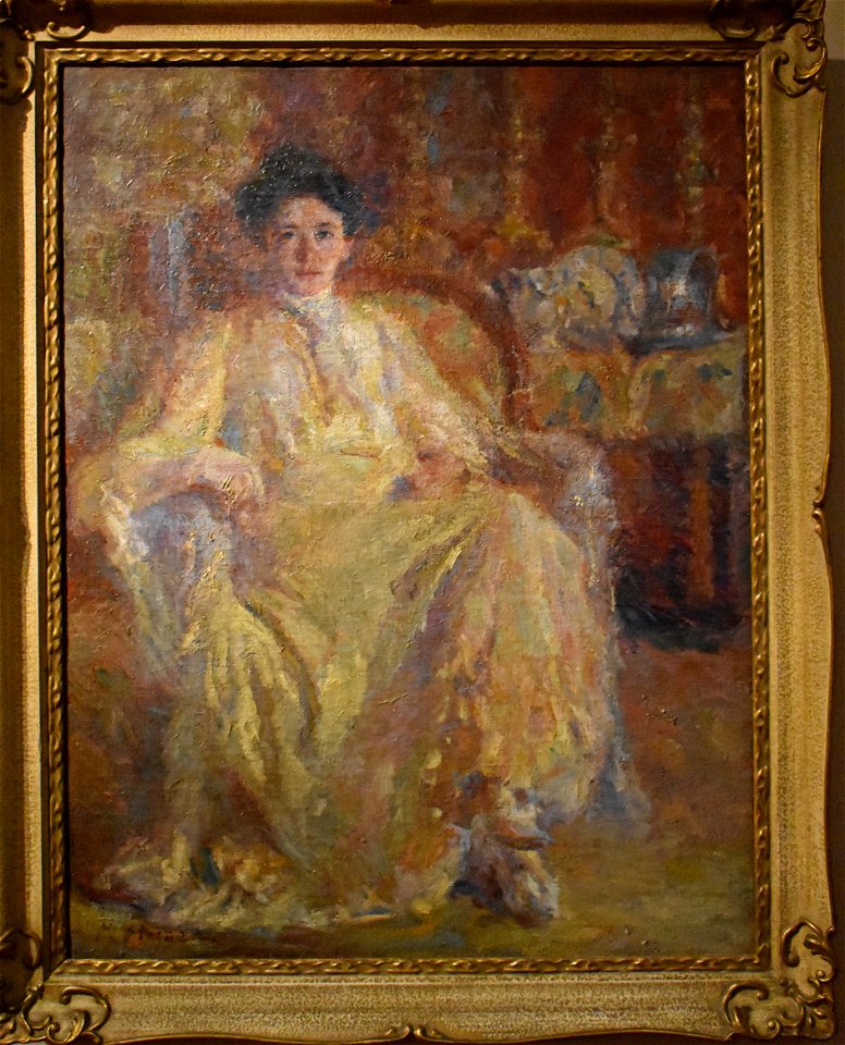 Matej Sternen Portrait of Toncka Gaber