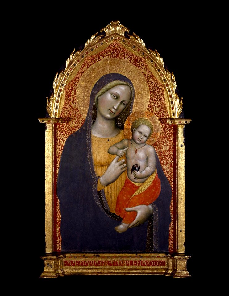 Master of the Straus Madonna - Virgin and Child - Google Art Project