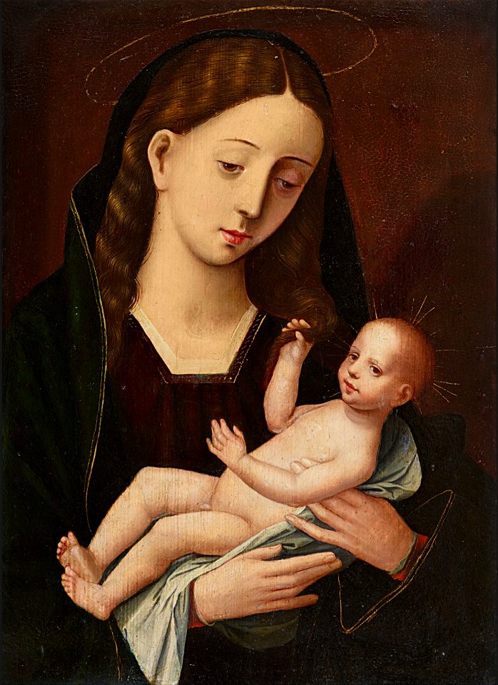 Master of the Female Halflengths - The Virgin and Child