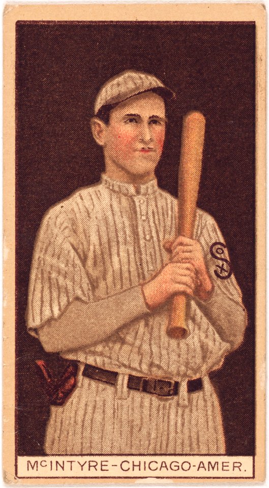 Matthew McIntyre, Chicago White Sox, baseball card portrait LCCN2008678035