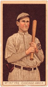 Matthew McIntyre, Chicago White Sox, baseball card portrait LCCN2008678035