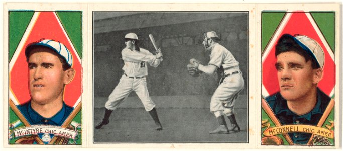 Mat. McIntyre-A. McConnell, Chicago White Sox, baseball card portrait LCCN2008678543