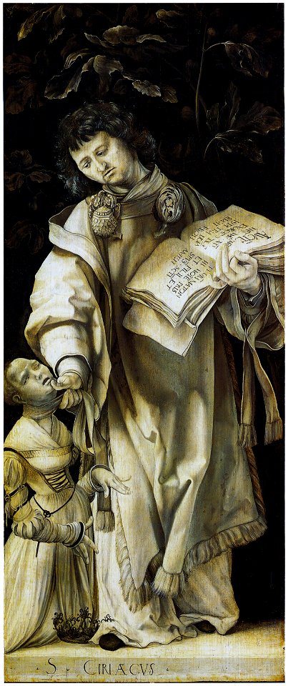Matthias Gruenewald-Heller-Altar-Heiliger Cyriakus