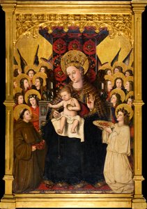 Master of the Porciúncula - Apparition of the Virgin to Saint Francis at the Porziuncola - Google Art Project