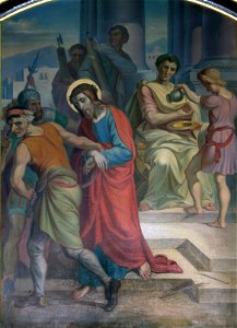 Matija Koželj - Križev pot, 1. postaja
