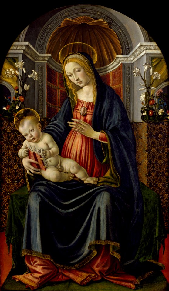 Master of the Naumburg Madonna - Madonna and Child Enthroned, ca. 1485, 83.230