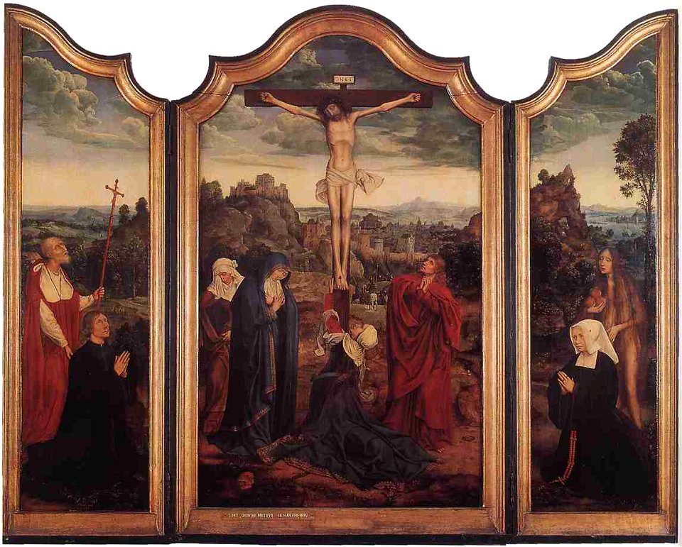 Matsys Christ on the Cross with Donors