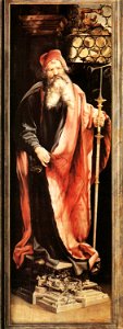 Matthias Grünewald - St Antony the Hermit - WGA10729. Free illustration for personal and commercial use.