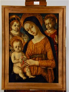 Matteo di Giovanni di Bartolo - Madonna and Child with Angels - 67.120 - Detroit Institute of Arts