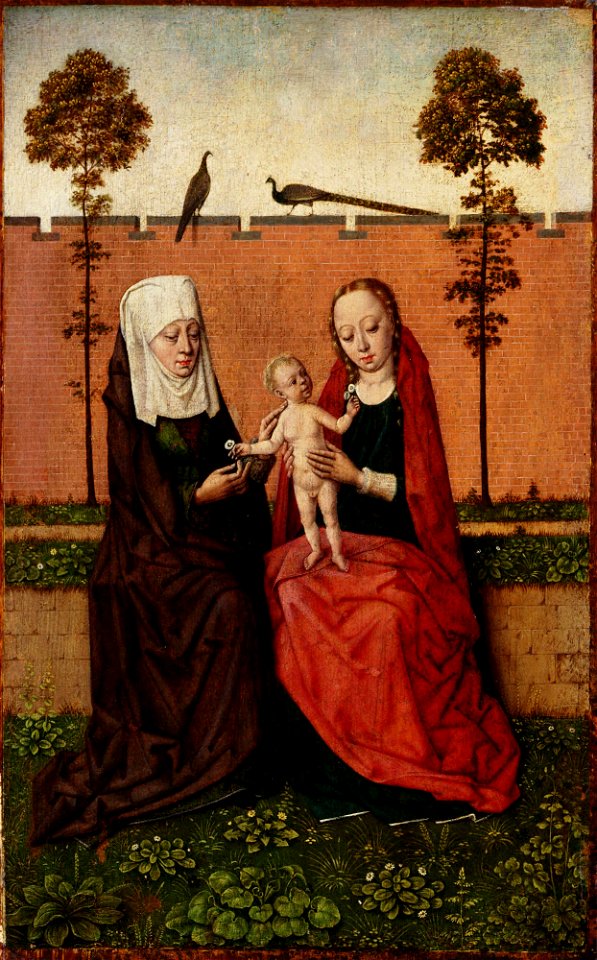 Master of the Tiburtine Sibyl - Madonna and Child and Saint Anne - 2001-178 - Princeton University Art Museum