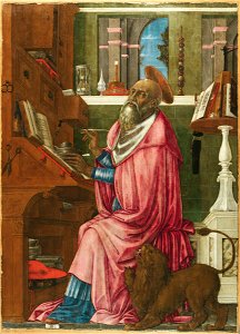 Matteo di Giovanni - Saint Jerome in his Study - 1966.3 - Fogg Museum
