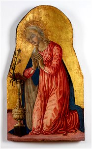 Matteo di Giovanni di Bartolo - Virgin of the Annunciation - 57.301 - Rhode Island School of Design Museum
