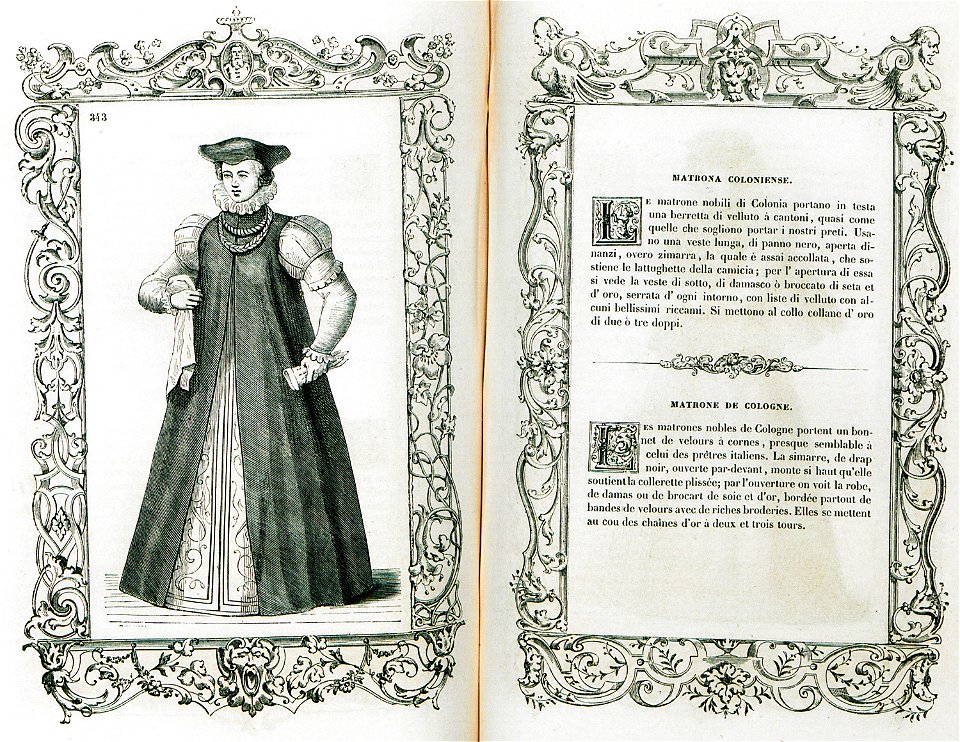 Matrona Coloniense - Vecellio Cesare - 1860