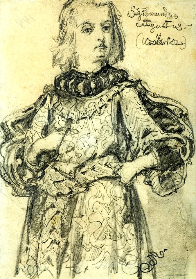 Matejko - Królewicz Zygmunt August