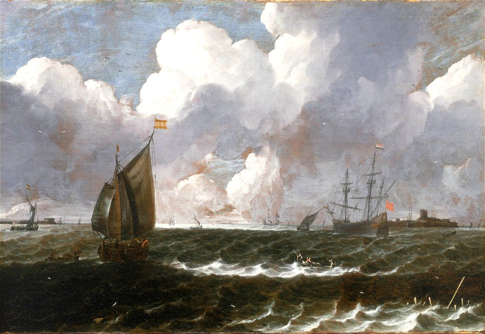 Matthieu van Plattenberg - Shipping in a River Estuary