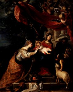 Mateo Cerezo d. J. - The Mystic Marriage of St Catherine - WGA04655