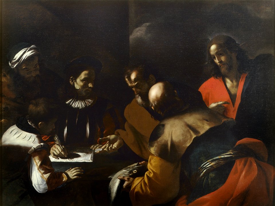 Mattia Preti - Tribute Money - WGA18400