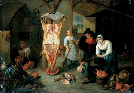Mattheus van Helmont - The Slaugthered Pig