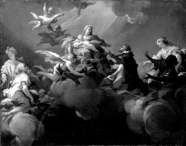 Matteo Bonechi - The Glory of Saint Dominic - 40.548 - Museum of Fine Arts