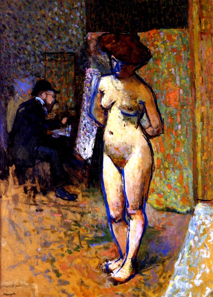 Matisse in Manguin's Studio Albert Marquet (1905)