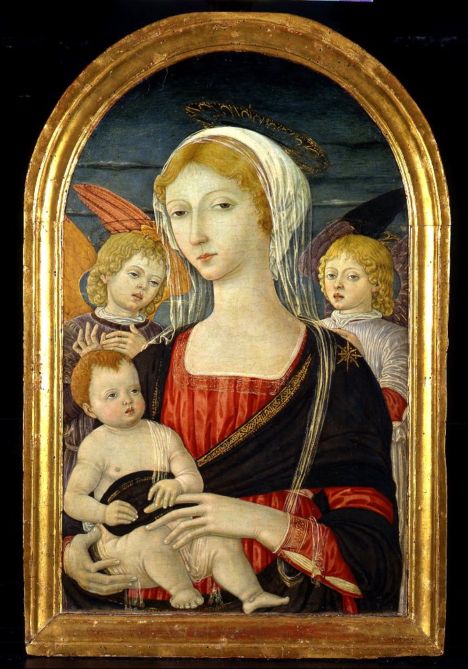 Matteo di Giovanni - Madonna with Child and Angels - Google Art Project