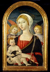 Matteo di Giovanni - Madonna with Child and Angels - Google Art Project