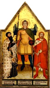 Matteo di Pacino, Saint Michael the Achangel, ca. 1360, Florence, Galleria dell'Accademia