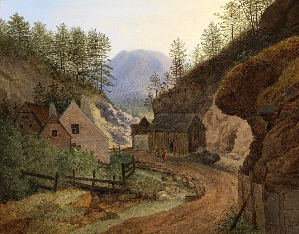Matthias Rudolf Toma Mühle bei Schottwien 1866