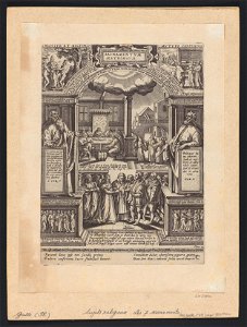 Matrimony 1576 print by Hans Bol, S.I 37890, Prints Department, Royal Library of Belgium