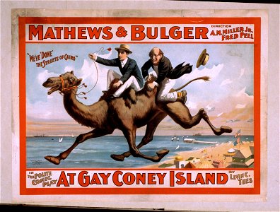 Mathews & Bulger in the polite comic play, At gay Coney Island by Levin C. Tees. LCCN2014636159